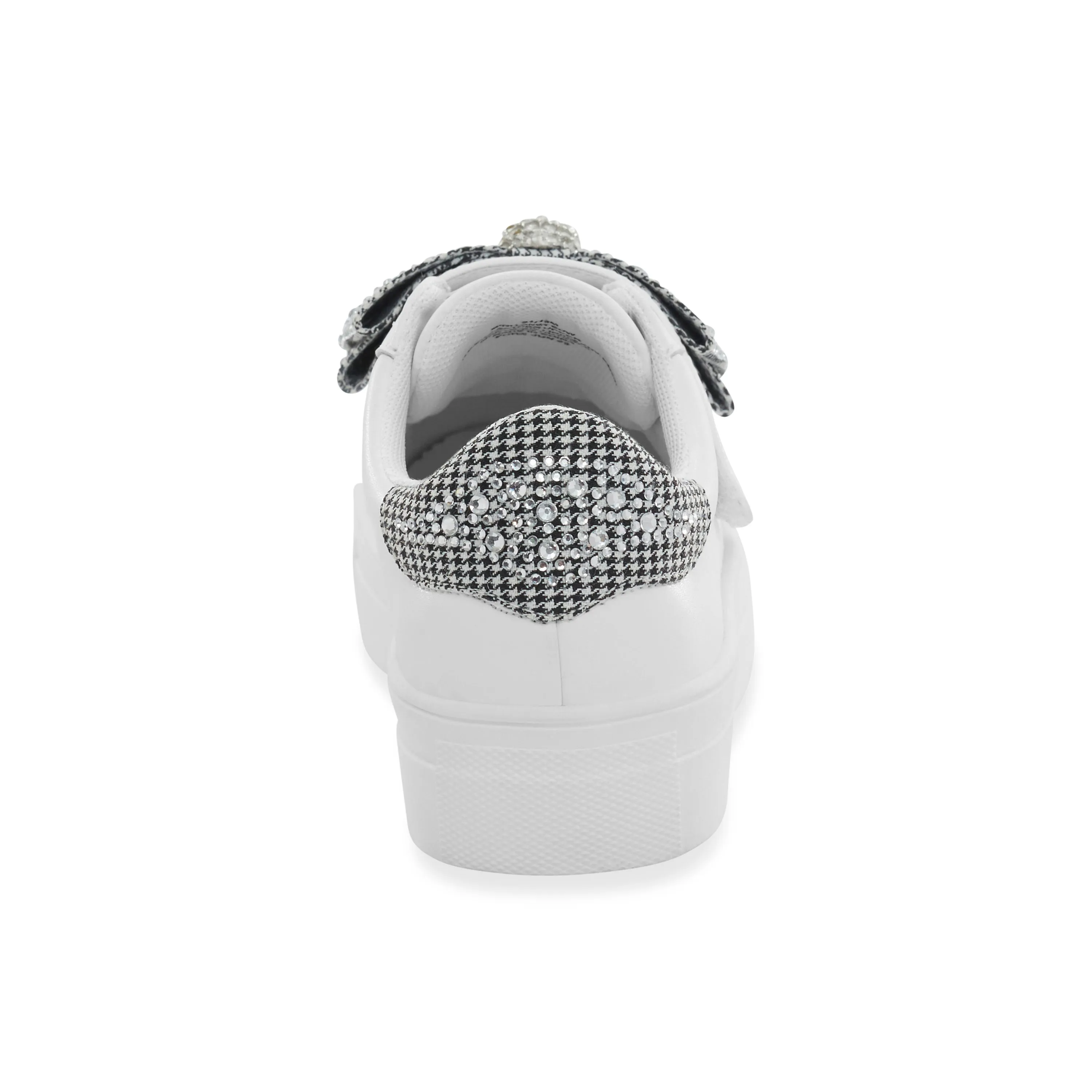Mini Laney Bow Sneaker - Big Kid White